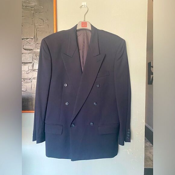 Michael Kors Mens Wool Sport Jacket / Coat/BlazerBlack - Picture 1 of 7